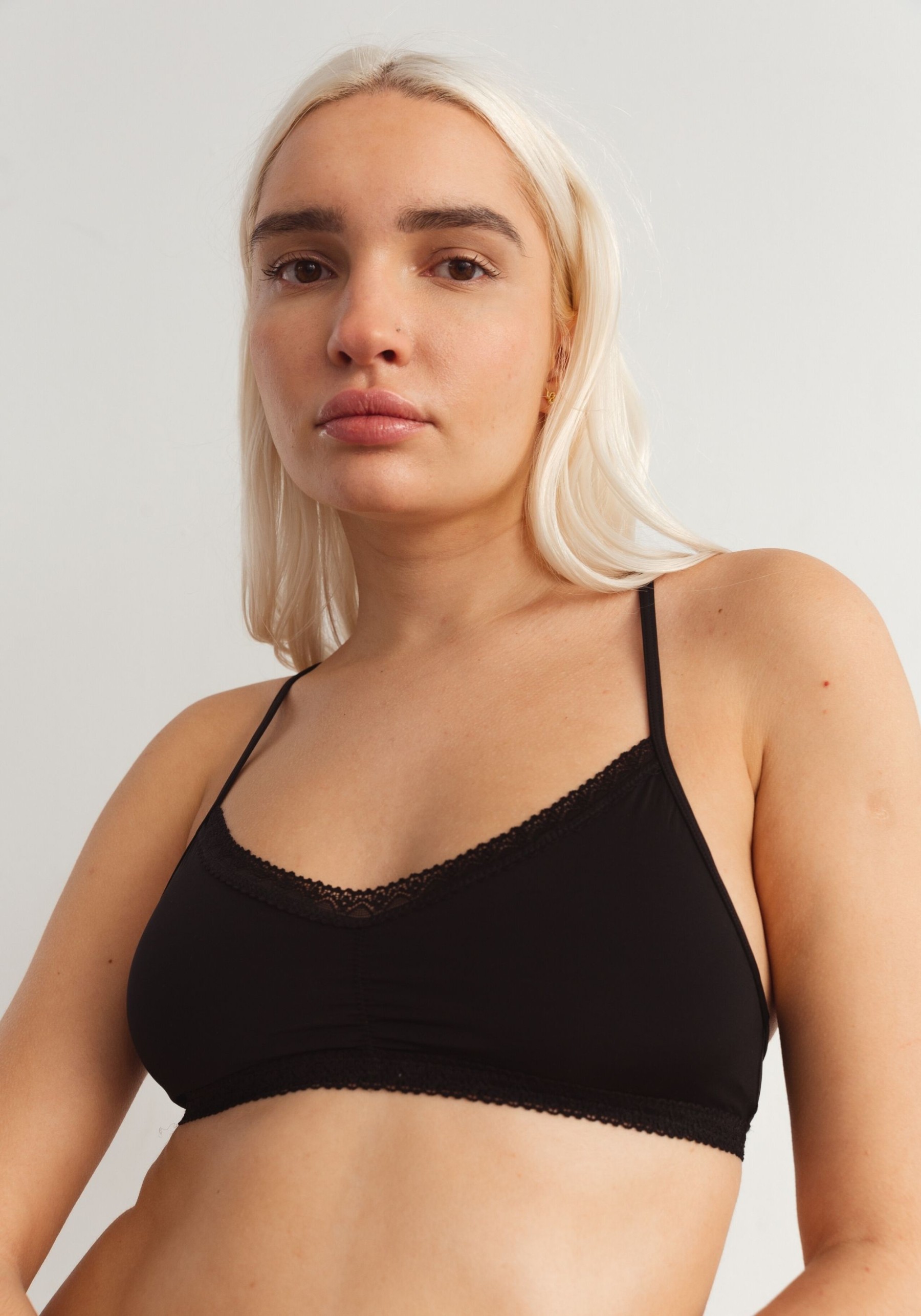 Blush The Micro Lace Trim Bralette (2 For $33) - Lingerie Underworld