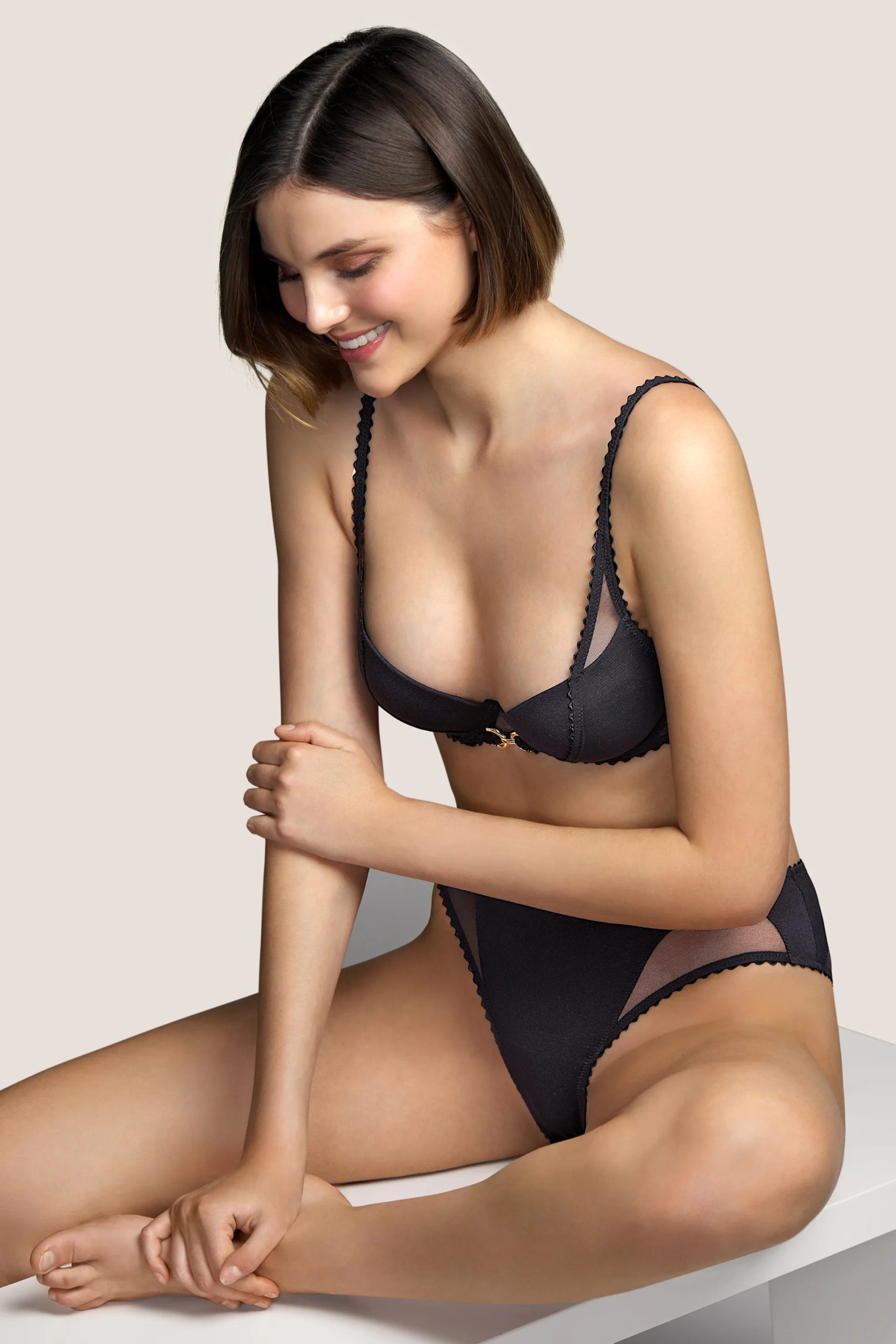 Andres Sarda Switzer Padded Underwire Plunge Bra