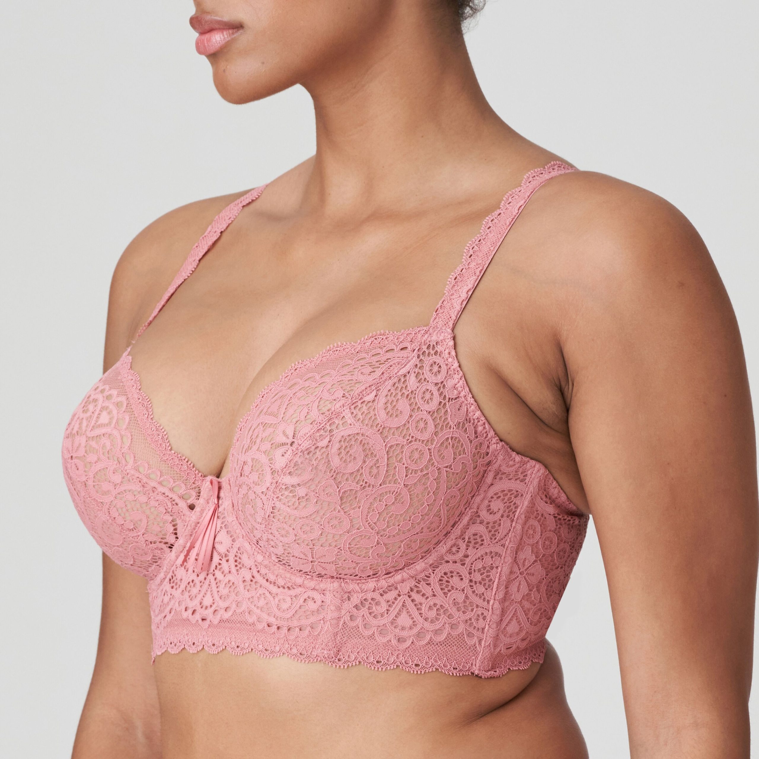 Elegant Twist Half Cup Bra - Shop Now!