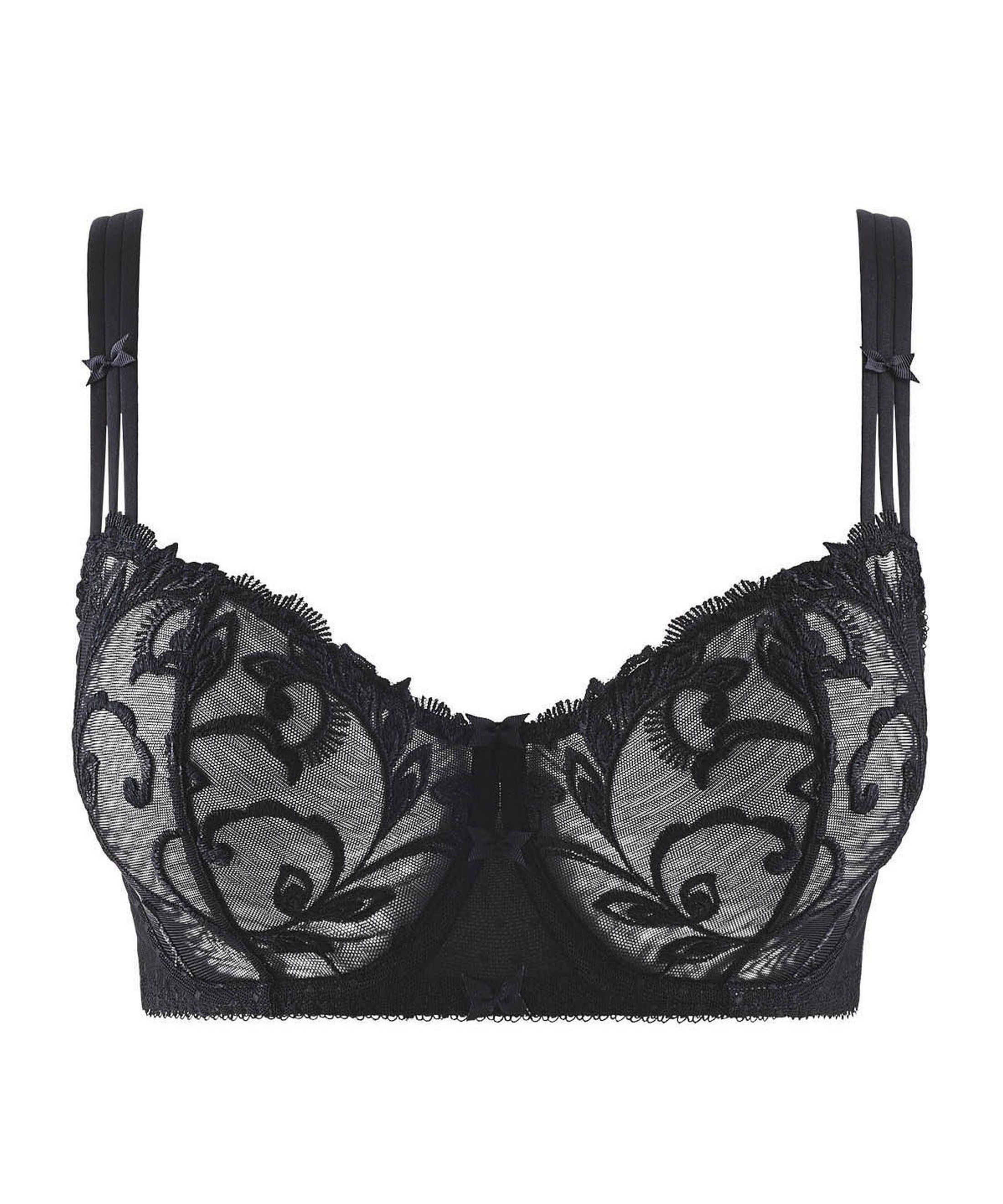 Aubade Au Bal De Flore Deep Half Cup Bra - Lingerie Underworld