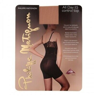 Philippe Matignon All Day 15 Deniers Collant Diaphane avec Culotte Gainante