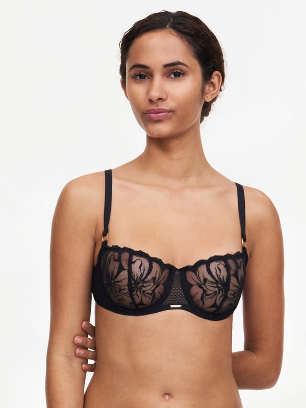 CHANTELLE FLEURS HALF CUP BRA