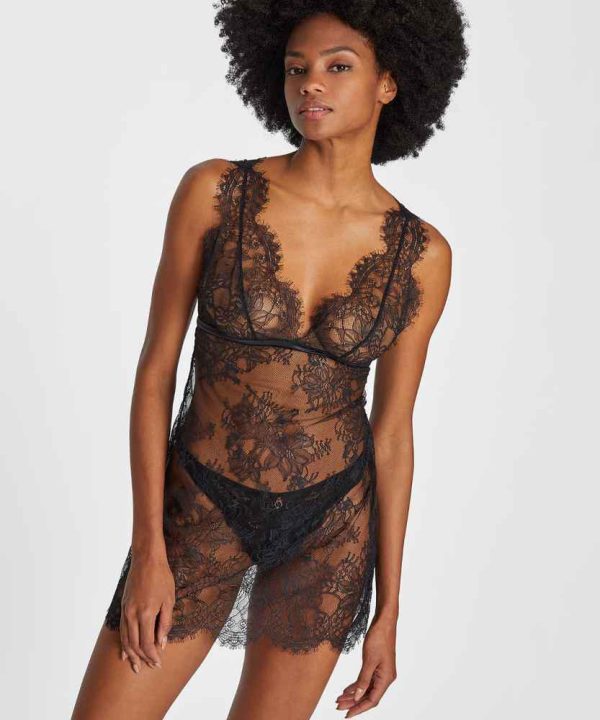 Aubade Histoire d'un Soir Short All Lace Night Dress