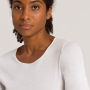 Hanro Cotton Seamless Top Long Sleeve 100% Mercerized Cotton