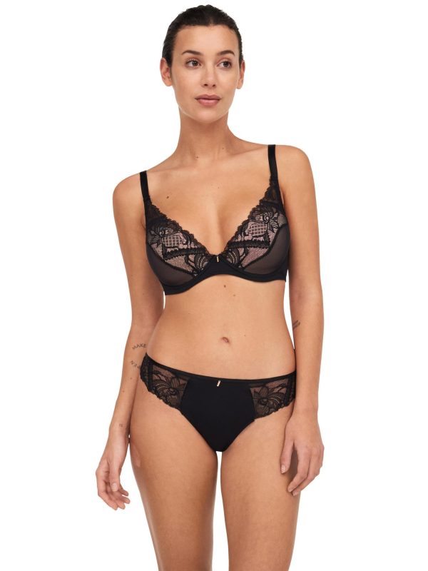 Chantelle Orangerie Dream Underwire Padded Plunge Bra