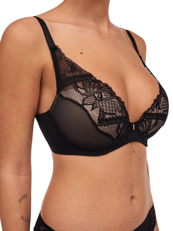 Chantelle Orangerie Dream Underwire Padded Plunge Bra